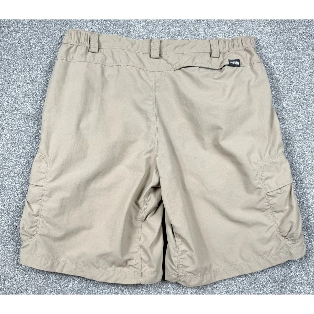 The North Face Men's M Khaki Cargo Hiking Shorts Outdoor Trail